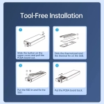 NVMe M.2 SSD кутия за диск Orico AM2C3-G2 USB Type-C