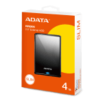 ADATA HDD 4TB EXT USB3.0 2.5 BLACK