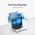 Orico хъб USB3.1 HUB Type-C - 2 x USB3.0, 2 x USB-C - PAPW2AC-C3-05-BK-EP