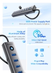 Orico хъб USB3.0 HUB 7 port Black - CL7U-U3-10-GY-BP