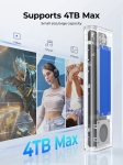 Orico външна кутия за диск Storage - Case - M.2 NVMe M key - 40Gbps, USB-A/USB-C - TCM2-U4-BK-BP