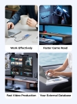 Orico външна кутия за диск Storage - Case - M.2 NVMe M key - 40Gbps, USB-A/USB-C - TCM2-U4-BK-BP