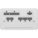 Corsair RMe White Series, RM850e White, 850 Watt, Cybenetics Gold Certified, Fully Modular Power Supply