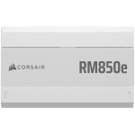 Corsair RMe White Series, RM850e White, 850 Watt, Cybenetics Gold Certified, Fully Modular Power Supply