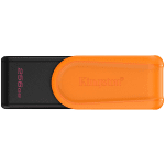 Kingston 256GB Portable USB 3.2 Gen 1 DataTraveler Exodia S (Black/Orange)