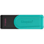 Kingston  128GB Portable USB 3.2 Gen 1 DataTraveler Exodia S (Black/Turquoise)
