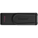 Kingston  64GB Portable USB 3.2 Gen 1 DataTraveler Exodia S (Black/Black)