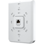 UniFi6 In-Wall. Wall-mounted WiFi 6 access point with a built-in PoE switch.