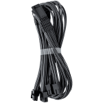 CableMod E-Series Pro ModMesh Sleeved 12VHPWR PCI-e Cable for Super Flower Leadex Platinum / Platinum SE / Titanium / V Gold Pro / V Platinum Pro, EVGA G7 / G6 / G5 / G3 / G2 / P2 / T2 (Carbon, Nvidia 4000 series, 16-pin to Quad 8-pin, 60cm)