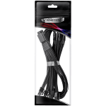 CableMod E-Series Pro ModMesh Sleeved 12VHPWR PCI-e Cable for Super Flower Leadex Platinum / Platinum SE / Titanium / V Gold Pro / V Platinum Pro, EVGA G7 / G6 / G5 / G3 / G2 / P2 / T2 (Black, Nvidia 4000 series, 16-pin to Quad 8-pin, 60cm)