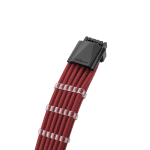 CableMod E-Series Pro ModMesh Sleeved 12VHPWR PCI-e Cable for Super Flower Leadex Platinum / Platinum SE / Titanium / V Gold Pro / V Platinum Pro, EVGA G7 / G6 / G5 / G3 / G2 / P2 / T2 (Blood Red, Nvidia 4000 series, 16-pin to Dual 8-pin, 600mm)
