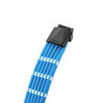 CableMod E-Series Pro ModMesh Sleeved 12VHPWR PCI-e Cable for Super Flower Leadex Platinum / Platinum SE / Titanium / V Gold Pro / V Platinum Pro, EVGA G7 / G6 / G5 / G3 / G2 / P2 / T2 (Light Blue, Nvidia 4000 series, 16-pin to Dual 8-pin, 600mm)