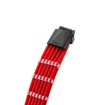 CableMod E-Series Pro ModMesh Sleeved 12VHPWR PCI-e Cable for Super Flower Leadex Platinum / Platinum SE / Titanium / V Gold Pro / V Platinum Pro, EVGA G7 / G6 / G5 / G3 / G2 / P2 / T2 (Red, Nvidia 4000 series, 16-pin to Dual 8-pin, 600mm)