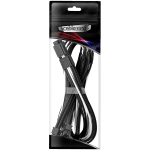 CableMod E-Series Pro ModMesh Sleeved 12VHPWR PCI-e Cable for Super Flower Leadex Platinum / Platinum SE / Titanium / V Gold Pro / V Platinum Pro, EVGA G7 / G6 / G5 / G3 / G2 / P2 / T2 (Black + White, Nvidia 4000 series, 16-pin to Quad 8-pin, 60cm)