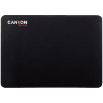 CANYON MP-4, Mouse pad,350X250X3MM,Multipandex,fully black with our logo (non gaming),blister cardboard