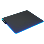 COUGAR Neon, RGB Gaming Mouse Pad, HD Texture Design, Stitched Lighting Border + 4mm Thickness, Wave-Shaped Anti-Slip Rubber Base, Cloth / Nature Rubber, 350 x 300 x 4 mm