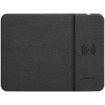 CANYON MP-W5, Mouse Mat with wireless charger, Input 5V/2A,9V2A Output 5W/7.5W/10W, 324*244*6mm, USB Type C cable length 1m, Black, 220g
