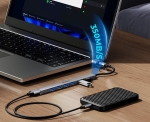 Orico хъб HUB USB-C/USB-A 7 port - USB3.0 x 1, USB2.0 x 6 - YSA2-U3-GY