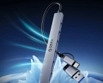 Orico хъб HUB USB-C/USB-A 7 port - USB3.0 x 1, USB2.0 x 6 - YSA2-U3-GY