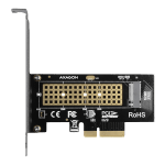 AXAGON PCEM2-N PCI-E 3.0 4x - M.2 SSD NVMe, up to 80mm SSD