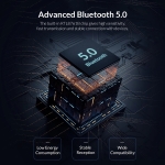 Orico блутут адаптер Bluetooth 5.0 USB adapter, black - BTA-608-BK