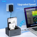 Orico докинг станция Storage - HDD/SSD Dock - 2 BAY Offline Clone 2.5/3.5 USB-C/USB-A - 6626C3-C-V1