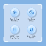 Orico докинг станция Storage - HDD/SSD Dock - 2 BAY Offline Clone 2.5/3.5 USB-C/USB-A - 6626C3-C-V1