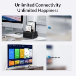 Orico докинг станция Storage - HDD/SSD Dock - 2.5/3.5 inch USB-C/USB-A - 6819C3-V1