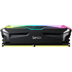 Lexar 2x16GB Ares DDR4 3600 UDIMM Memory with heatsink and RGB lighting, Black Color, Dual pack