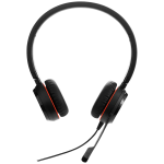 JABRA Evolve 20 SE, Stereo MS, USB C/A adapter, Leather