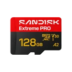 Sandisk карта Extreme Pro uSD microSDXC 128GB,  250MB/s & 120MB/s  U3 V30 UHS-I