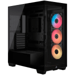 CORSAIR 3500X RSR ARGB Tempered Glass Mid-Tower, Black