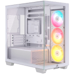 Corsair 2800X RS-R ARGB Panoramic Glass Micro-ATX Case, White