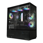 Zalman кутия Case ATX - Chronix BLACK - 3 x 120 mm A-RGB, USB-C, Tempered Glass