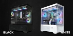 Zalman кутия Case ATX - Chronix BLACK - 3 x 120 mm A-RGB, USB-C, Tempered Glass