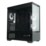 Zalman кутия Case ATX - Chronix BLACK - 3 x 120 mm A-RGB, USB-C, Tempered Glass