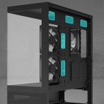 Zalman кутия Case ATX - Chronix BLACK - 3 x 120 mm A-RGB, USB-C, Tempered Glass
