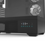 Zalman кутия Case ATX - Chronix BLACK - 3 x 120 mm A-RGB, USB-C, Tempered Glass