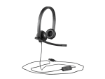 Слушалки Logitech USB H570e Stereo 981-000575 - USB