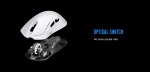 Lamzu професионална геймърска мишка PARO 8K White - Wireless Gaming Mouse