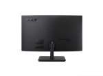 Монитор Acer ED270Xbiipx, 27" Curved 1500R VA, Anti-Glare, ZeroFrame, FreeSync, 1ms(VRB), 4000:1, 250nits, 1920x1080 FHD, 200Hz, 2xHDMI, DP, Audio out, HDR10 FreeSync Premium, Tilt, Black