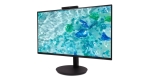 Монитор Acer Vero CB242YD6bmiprcx, 23.8'' FHD (1920x1080) IPS, ZeroFrame, 120Hz, 1ms(VRB), 250nits, VGA, HDMI, DP, Speakers, Audio In/Out, Adj.WebCam 5M/Mic array, AdaptiveSync, Energy Efficiency Class B, TCO Black, 3Y