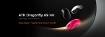 ATK професионална геймърска мишка Wireless Gaming Mouse A9 2.0 Tri-mode Nearlink - 1K, White