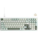 ROYAL KLUDGE RK R98Pro Sky Cyan Gaming Keyboard Cream switch