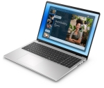 Лаптоп Dell 16 DC16251, Intel Core 7 150U (10 cores, up to 5.4 GHz), 16.0" FHD+(1920x1200) AG 300nits, 16GB, 2x8GB, DDR5, 5200 MT/s, 512GB M.2 PCIe, Intel Graphics, Cam, FPR, Wi-Fi 6E, Backlit Kb, Win 11 Pro, Silver,Aluminium, 3Y PS