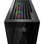 Arctic кутия Case E-ATX - Xtender VG (Black) - PCIe Gen 4 riser included, 5 A-RGB Fans included