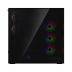 Arctic кутия Case E-ATX - Xtender VG (Black) - PCIe Gen 4 riser included, 5 A-RGB Fans included