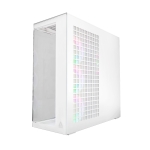 Arctic кутия Case E-ATX - Xtender VG (White) - PCIe Gen 4 riser included, 5 A-RGB Fans included