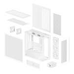 Arctic кутия Case E-ATX - Xtender (White) - 5 A-RGB Fans included