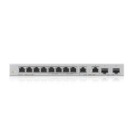 Суич ZYXEL XGS1010-12, 10 портов неуправляем, Gigabit, 2xSFP